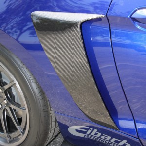 MUSTANG CARBON FIBRE SIDE SCOOPS (PAIR)